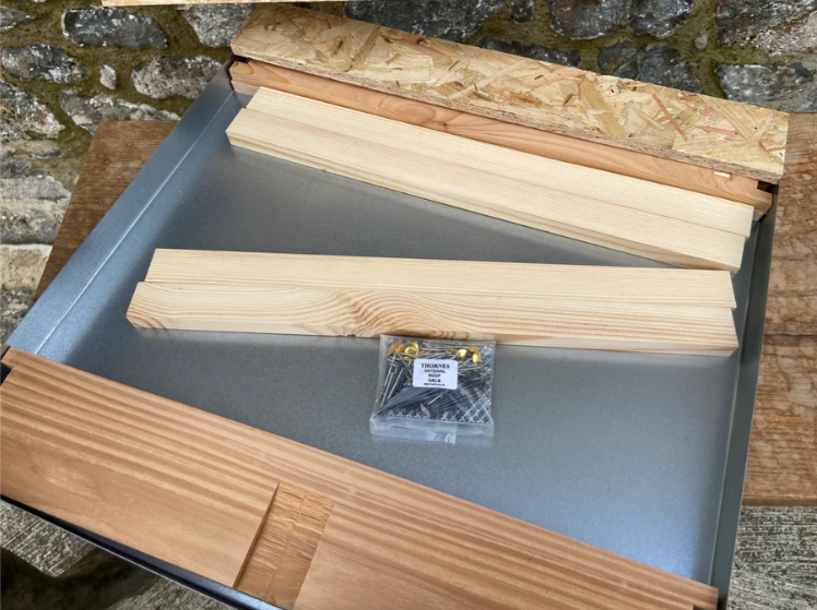 National 4" Galvanised Cedar Roof - Flat Pack